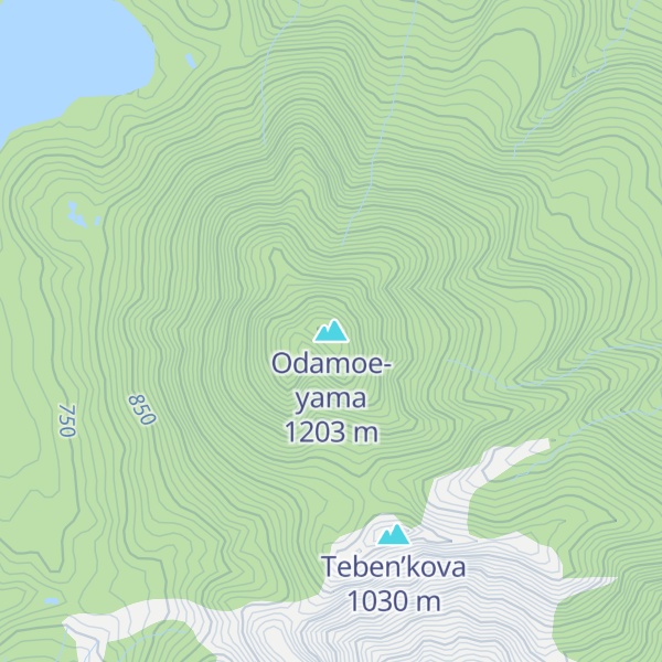 Map of Odamoe-yama