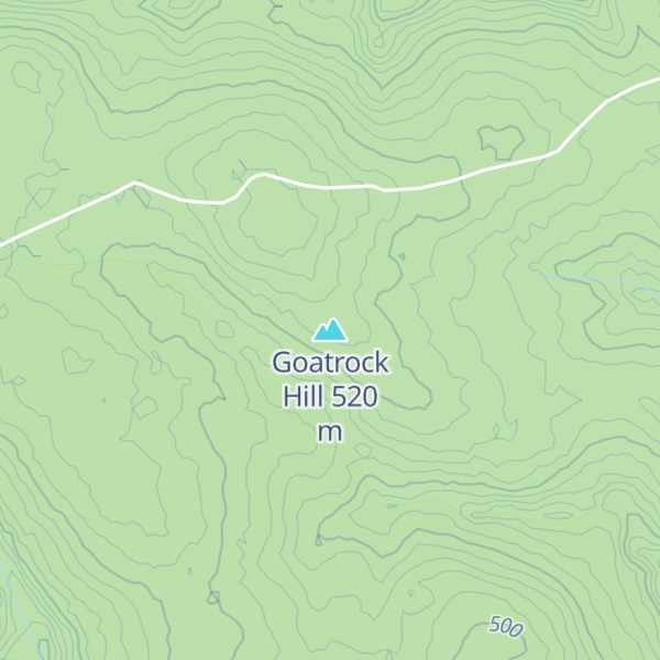 Map of Goatrock Hill
