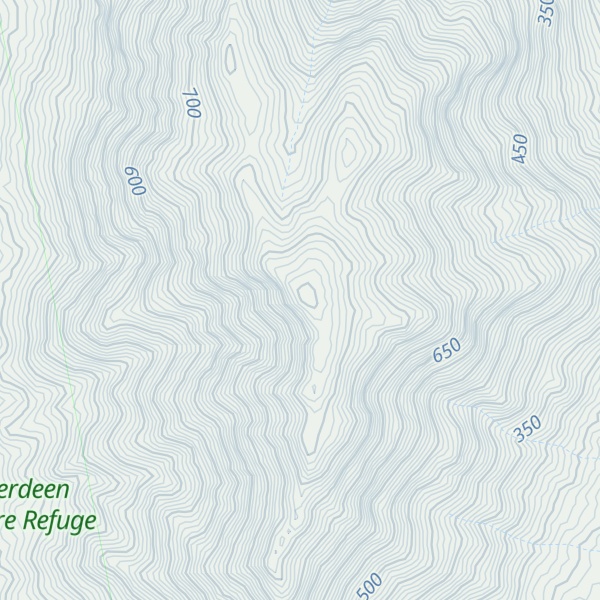 Map of Mount Aberdeen