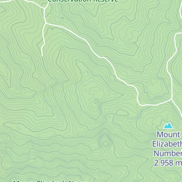 Map of Mount Elizabeth Number 1