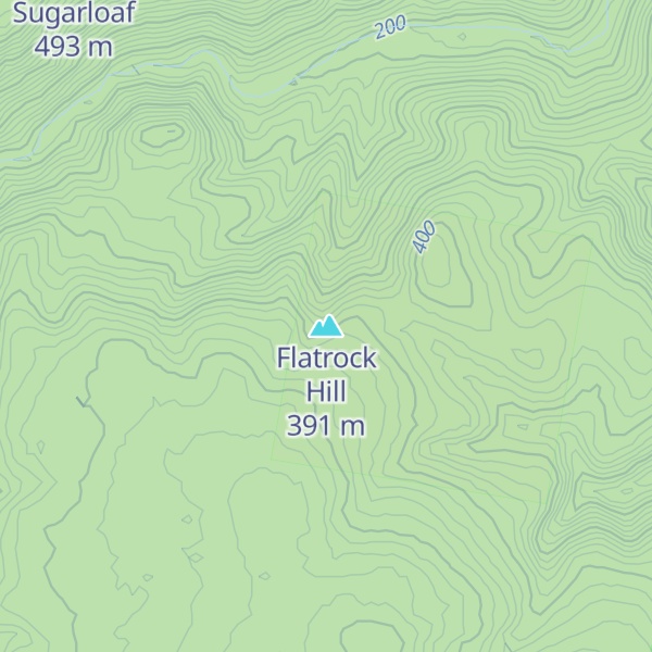 Map of Flatrock Hill