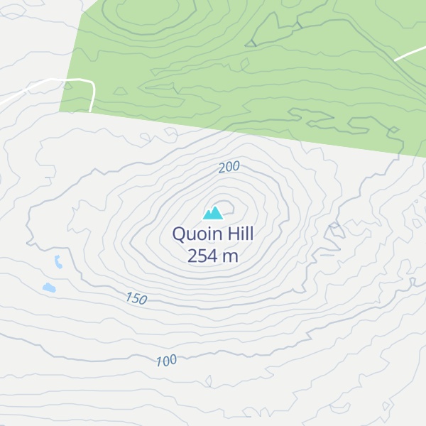 Map of Quoin Hill