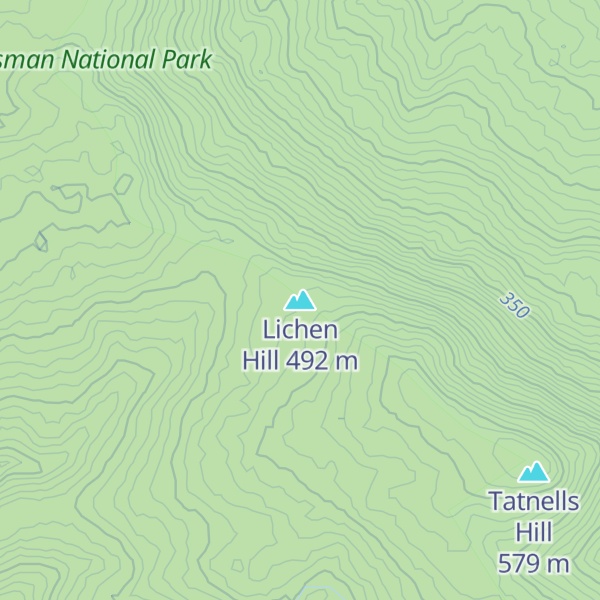 Map of Lichen Hill