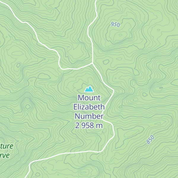 Map of Mount Elizabeth Number 2