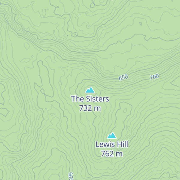 Map of The Sisters