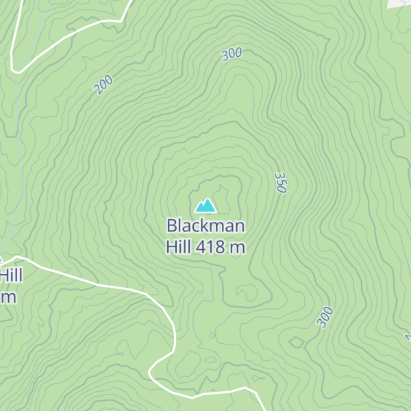 Map of Blackman Hill