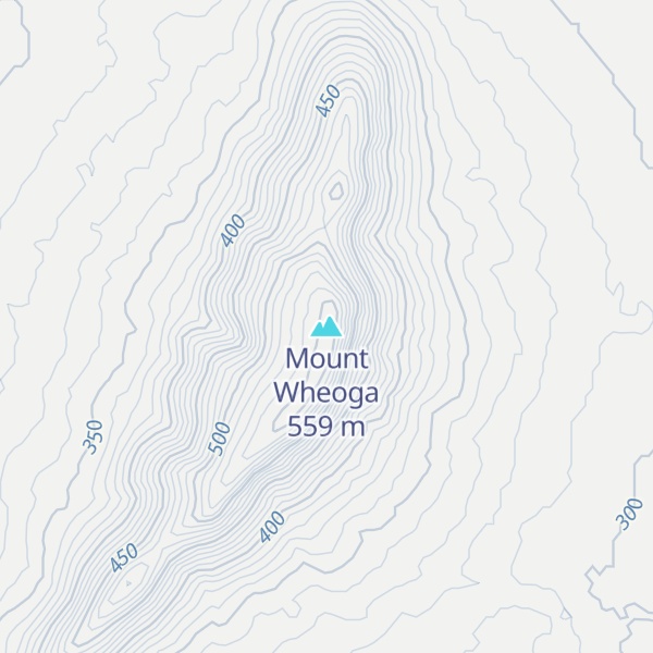 Map of Mount Wheoga