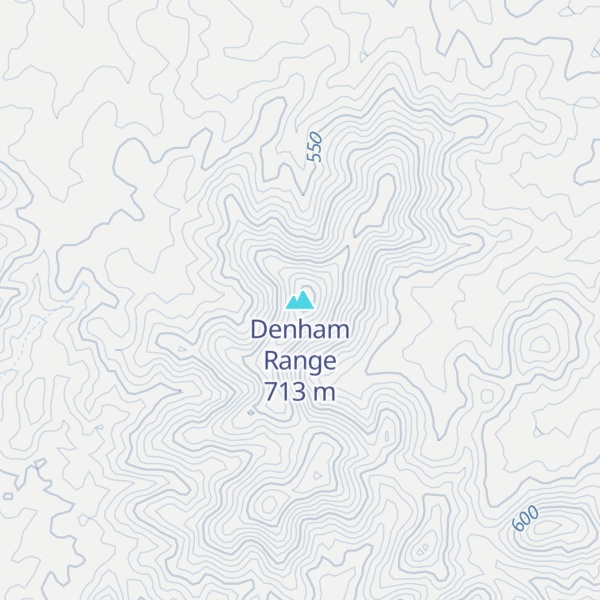 Map of Denham Range