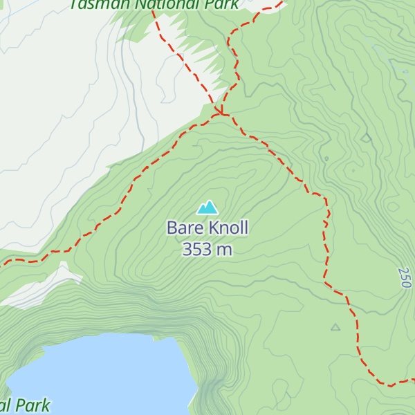 Map of Bare Knoll