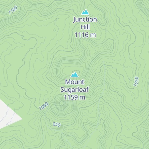 Map of Mount Sugarloaf
