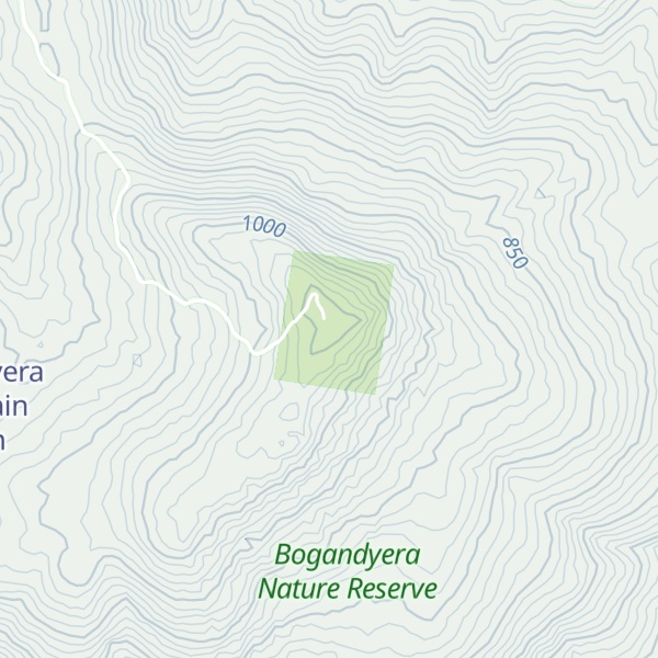 Map of Ikes Mountain