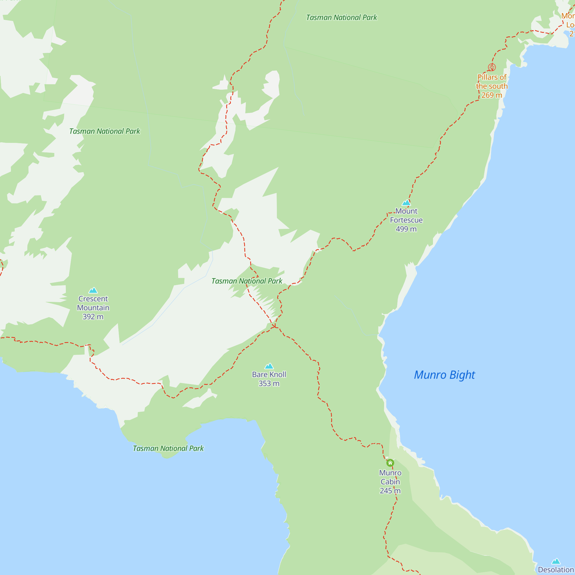 Retakunna Cabin map