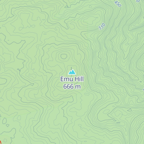 Map of Emu Hill