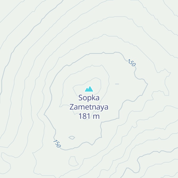 Map of Sopka Zametnaya