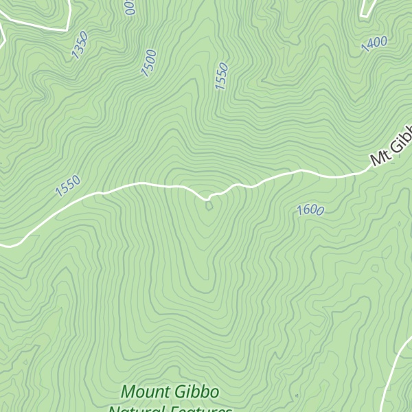 Map of Mount Gibbo