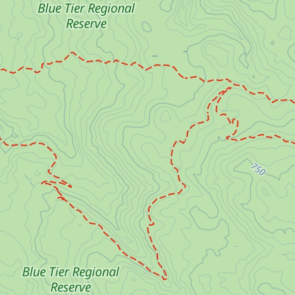 Map of Mount O'reilly