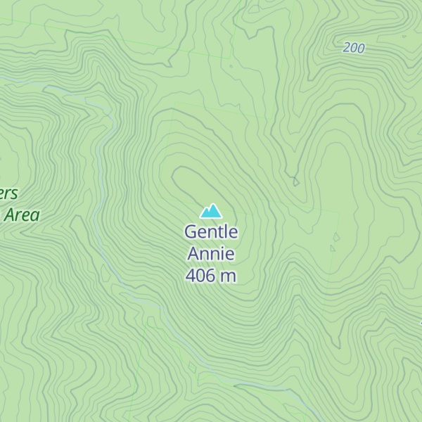 Map of Gentle Annie