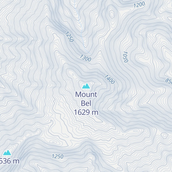 Map of Mount Bel