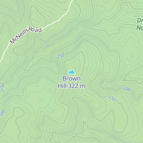 Map of Brown Hill