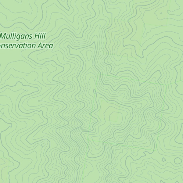 Map of Mulligans Hill