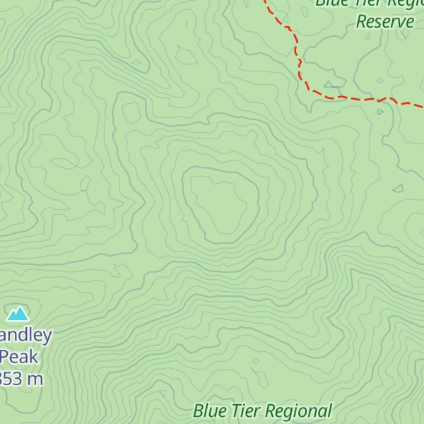 Map of Mount Littlechild