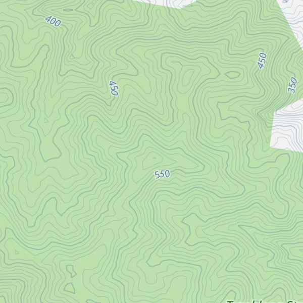 Map of Veteran Peak