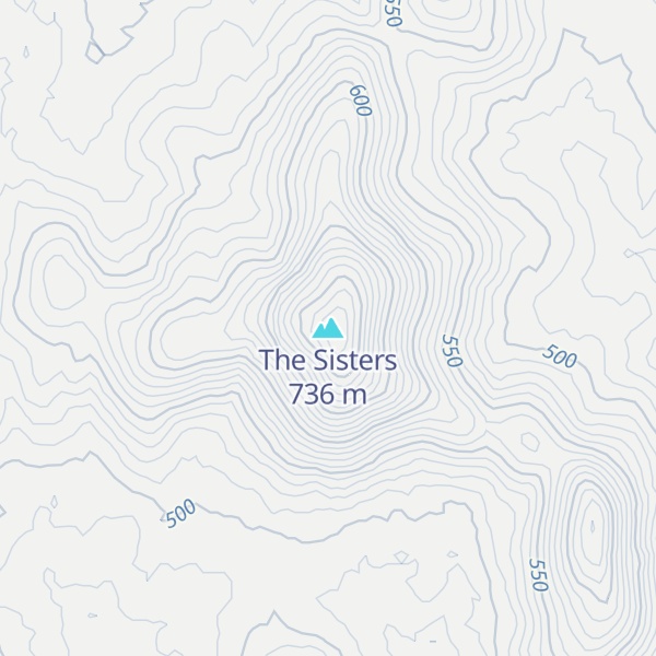Map of The Sisters