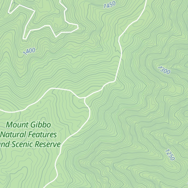 Map of Mount Anderson