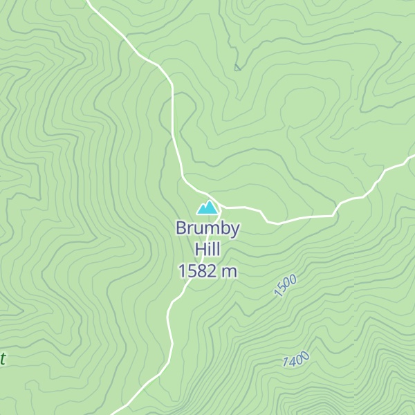 Map of Brumby Hill
