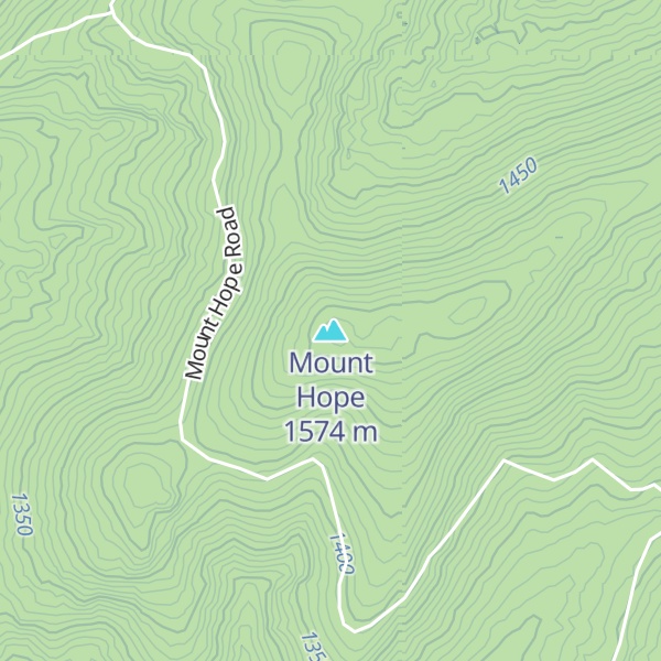 Map of Mount Hope