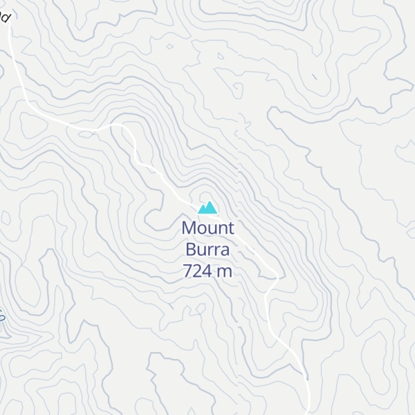 Map of Mount Burra