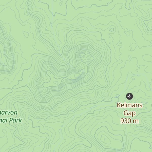 Map of Mount Rugged