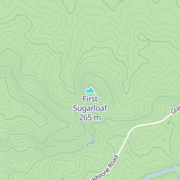 Map of First Sugarloaf
