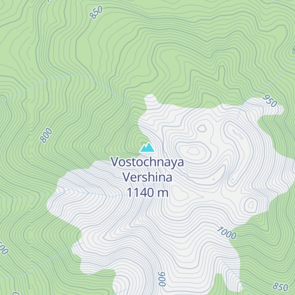 Map of Vostochnaya Vershina