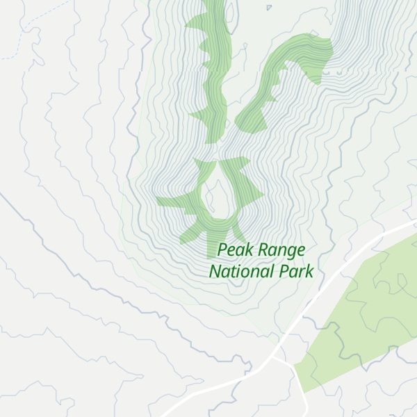 Map of Anvil Peak