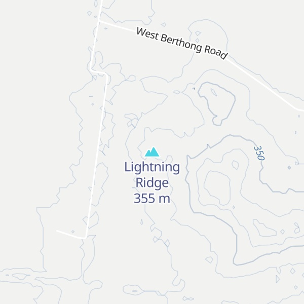 Map of Lightning Ridge