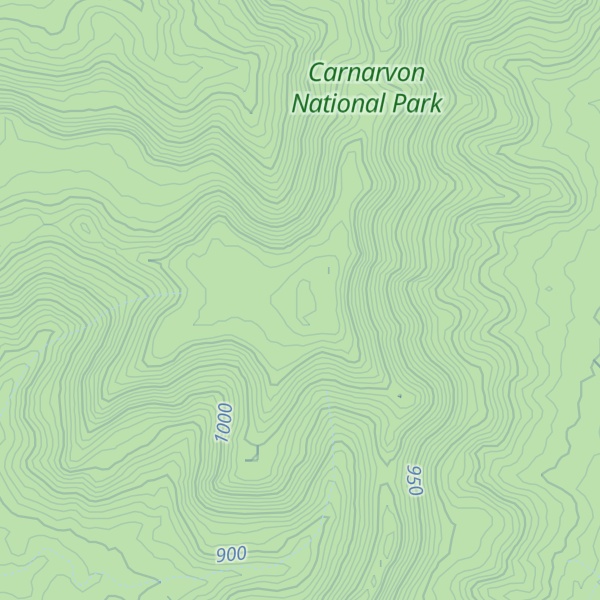 Map of NW of Mt Moffat
