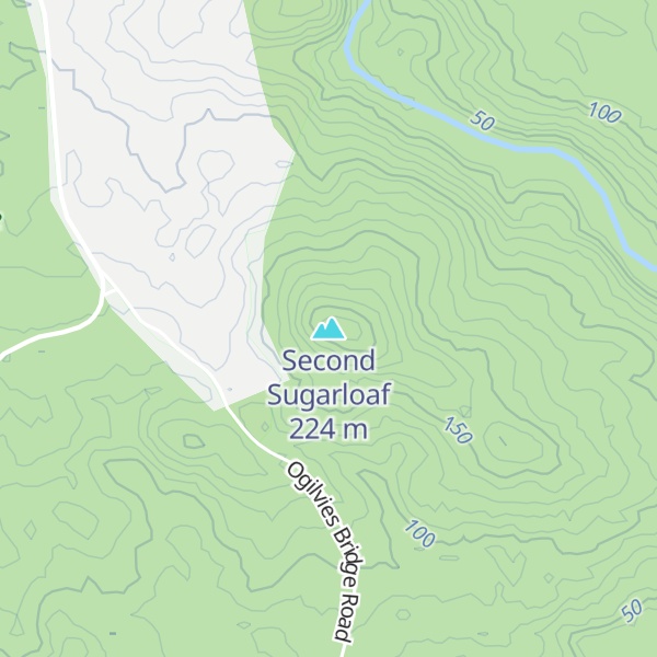 Map of Second Sugarloaf