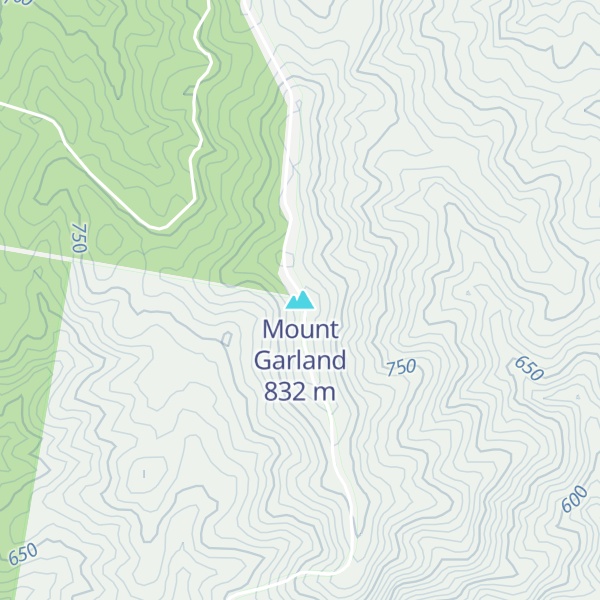 Map of Mount Garland