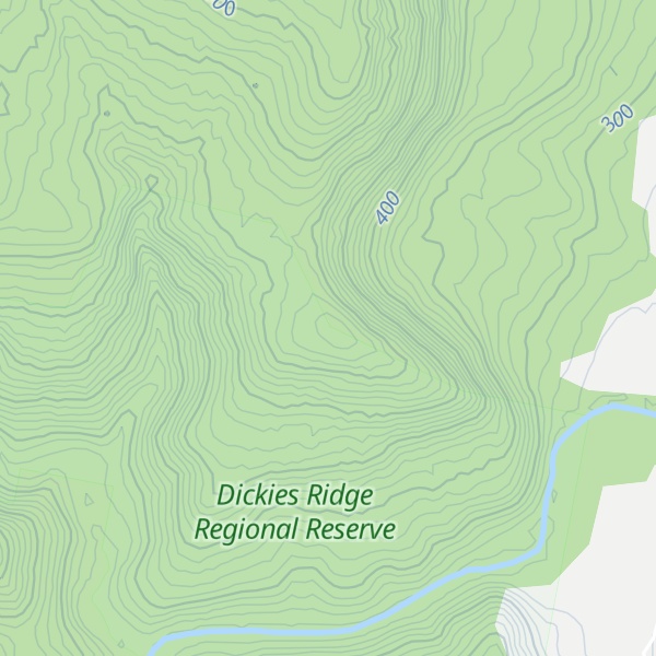 Map of Lucks Lookout