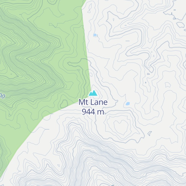 Map of Mt Lane