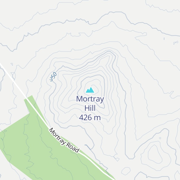 Map of Mortray Hill