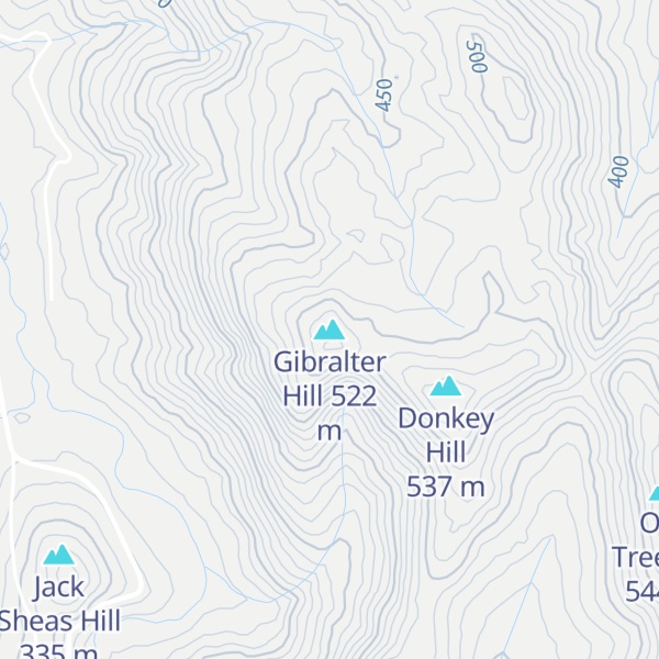 Map of Gibralter Hill