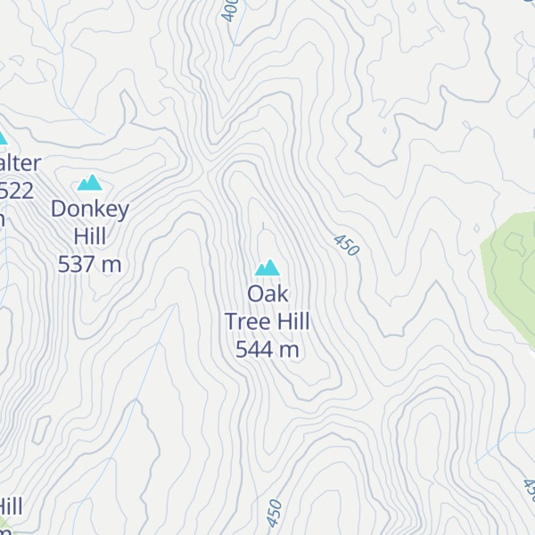 Map of Oak Tree Hill