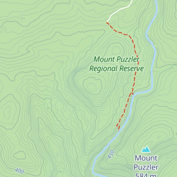 Map of Cut Off Hill
