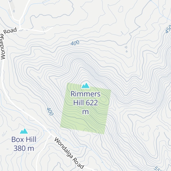 Map of Rimmers Hill