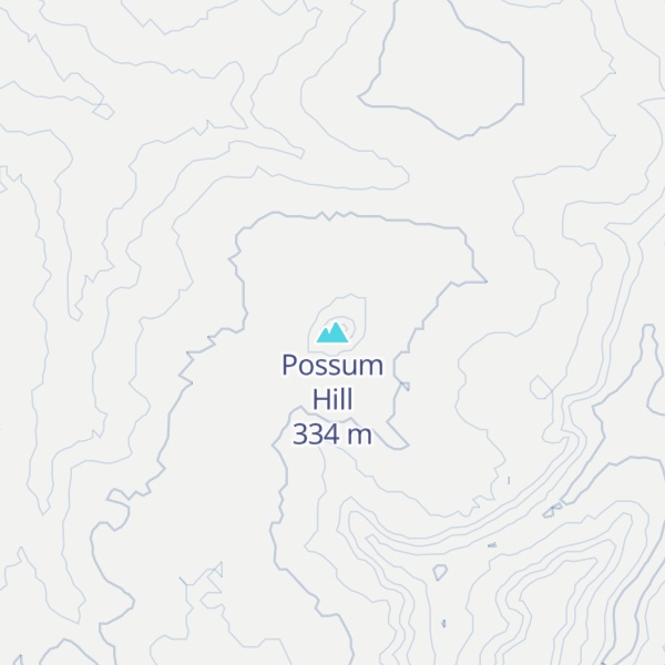 Map of Possum Hill