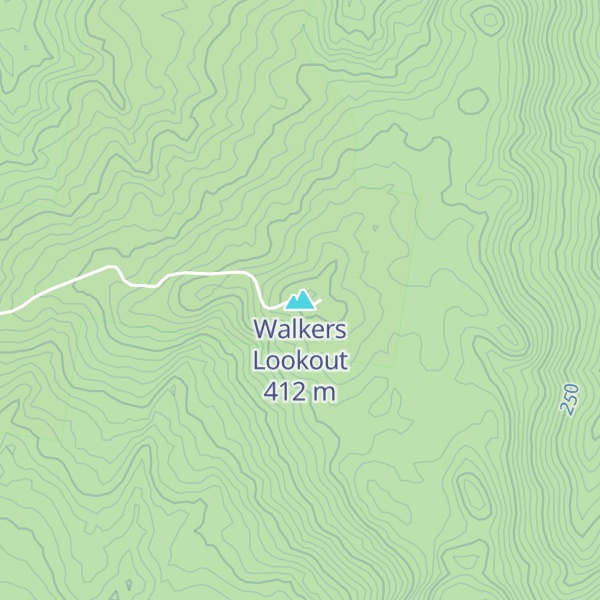 Map of Walkers Lookout
