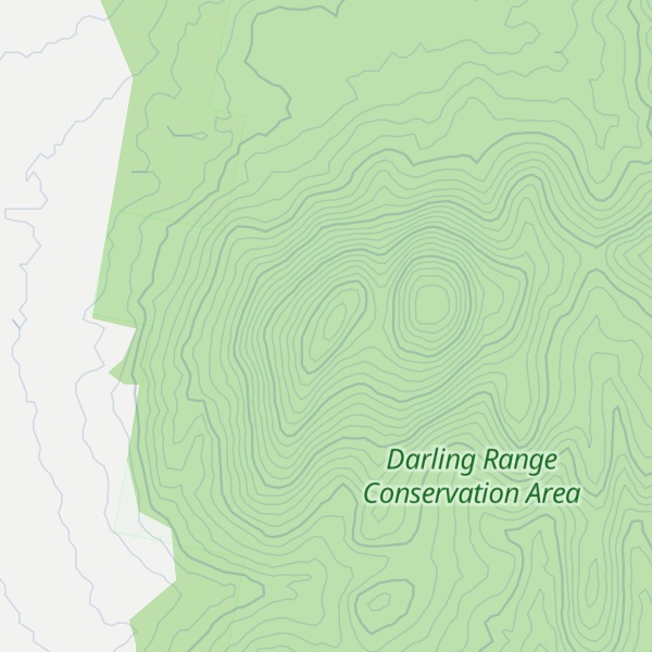 Map of Mount Hauland