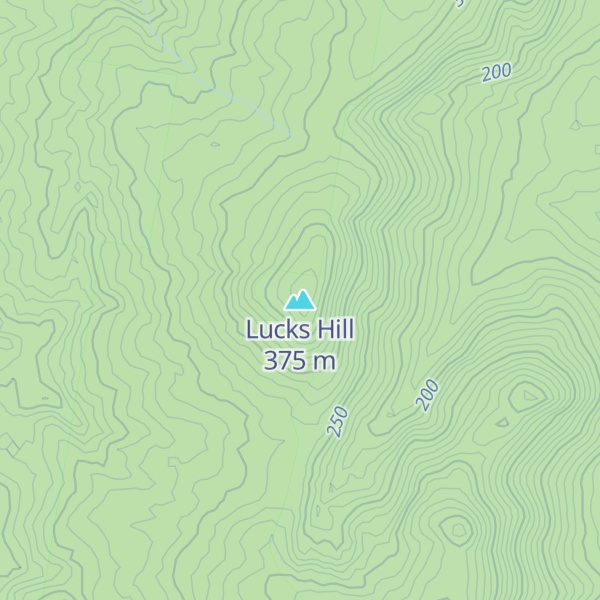 Map of Lucks Hill